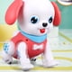 thumbnail image 3 of Perro robot de juguete que camina y ladra con luz, juguete electrónico para mascotas para niños, niñas y niños, color rosa, 3 of 5