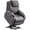 Gray, variant on MCombo Electric Power Lift Recliner Chair with Massage and Heat for Elderly, 3 Positions, 2 Side Pockets, and Cup Holders, USB Ports, Fabric 7040 Dark Gray