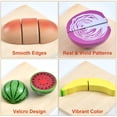 thumbnail image 3 of Juego de comida WHOHOLL de madera para niños con cesta de 2 pulgadas en forma de Y, 3 of 7
