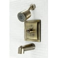 thumbnail image 2 of Kingston Brass KB4653CML Manhattan Single-Handle Tub and Shower Faucet, Antique Brass, 2 of 3