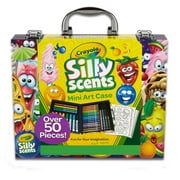 Crayola Silly Scents Mini Inspiration Art Case Coloring Set, Scented School Supplies, Child, 50 Pcs