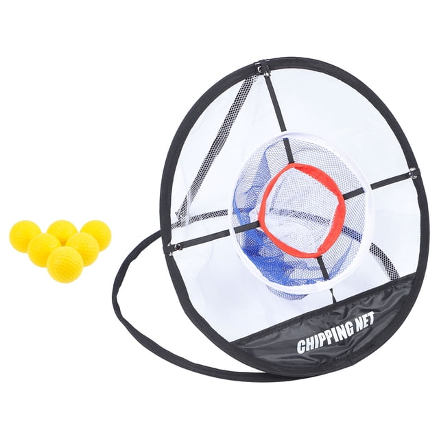 HONITANO 1Set Nylon Golf Practice Net with Lightweight PU Balls Chipping Net for Effective Golf Training