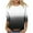 Black, variant on YUGYXL Women's Gradient Color Tshirts 3/4 Length Sleeve Shirts Lounge Crew Neck Comfy Clothes Dressy Soft Tunics Tees Holiday Tops