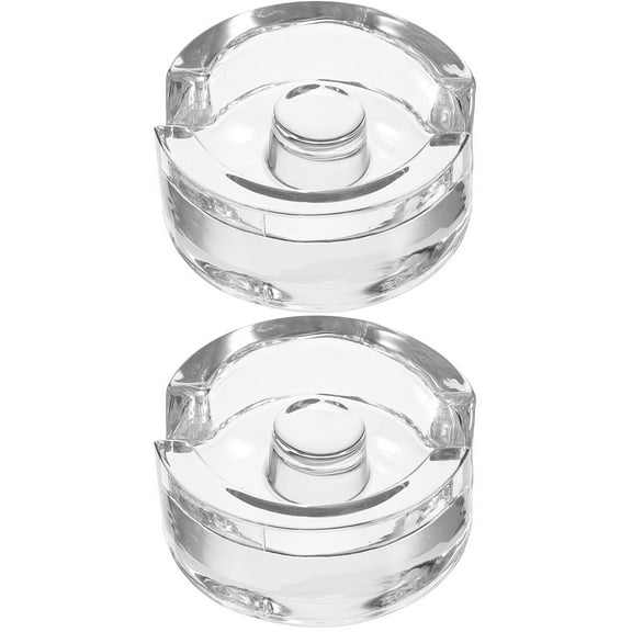 2 PCS Fermented Glass Heavy Stone Pickle Clear Fermenting Lids Jar Fermentation Weights Sauerkraut