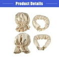 thumbnail image 6 of Vocoste 4 Pcs Heatless Hair Curler Satin Heatless Curling Rod Headband with Hair Cap Set for All Hair Types Beige, 6 of 7
