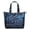 Math Equations Starry, variant on Math Equations Starry Blue Background Pattern Travel Tote Bags for Women Carry On,Large Weekender Bags for Women Travel,Multi Functional Duffle Bag for Work,Shopping,Sports