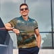 thumbnail image 4 of Fotbe Deserted Classic Car Landscape Camiseta Polo de Golf para Hombre con Estampado – Camisa Deportiva Transpirable con Cuello Abotonado-3X-Large, 4 of 6