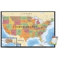 thumbnail image 1 of Map - USA Wall Poster, 22.375" x 34" Framed, 1 of 4