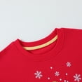 thumbnail image 4 of HILEELANG Toddler Girl Sweatshirts Red Christmas Unicorn Graphic Cotton Crewneck Pullover Tops Sweater Shirts 3T, 4 of 4