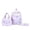 Purple, variant on Bow Backpack,Cute Kawaii Backpack Set,Backpack for School Kids,Cute Backpacks for Girls,Elementary Lightweight Backpack with Lunch Box Pencil Case 3 in 1 (Pink Bow)