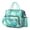 Greenish-blue-1, variant on Cosmic Aesthetic Large Lunch Bag - Gothic Golden Print Insulated Leakproof Tote, Durable for Travel & Fitness