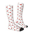 thumbnail image 3 of Balery Heartbeat Symbol Fun Novelty Socks Men'S Women'S Crew Socks Funny Crazy Novelty Socks Quirky And Cool Socks, 3 of 9