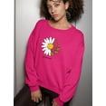thumbnail image 2 of Find Your Soul Daisy Sweatshirt Women -Image by Shutterstock, Female Medium, 2 of 4