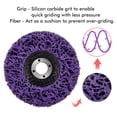 thumbnail image 4 of 10 Pack Strip Discs Rust Remover Wheel Stripping Wheel for Angle Grinder Paint Stripping Disc Abrasive Quick Abrasive Disc Clean Paint, Rust, Oxidation (4-1/2'' x 7/8''), 4 of 10
