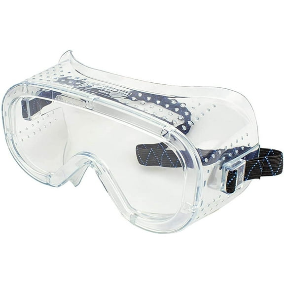 Neiko 53874A Clear Protective Lab Safety Goggles Chemistry, Scientific, Construction Goggles, Contractor Work, Woodworking, Anti-Fog and Splash, Includes Ventilation and for Men and Women