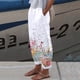 thumbnail image 2 of WILLBEST Pantalones Casuales para Mujer con Estampado Floral, Largos, Sueltos, de Cintura Alta con Bolsillos para Un Uso Moderno y Cómodo Durante Todo el Día. XXXXL, 2 of 4