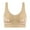 C_ Khaki, variant on SMihono Sports Bras for Women Padded High Support Rhinestone Supportive Workout Running Yoga Push Up Sports Bra Beige L