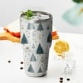thumbnail image 3 of 30oz Blue and Gold Christmas Tree Pattern Tumblers Stainless Steel Tumbler with Lid and Straw,Vacuum Insulated Double Wall Travel Tumbler Cups Mug with Cleaning Brush for Coffee,Tea, 3 of 7