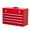 Bean paste red#95, variant on Mechanics Tool Box Metal Tool Box with 4 Drawers Portable Steel Tool Chest with Metal Cylinder Lock and Latch Closure, Liner, Red Powder coating, suitable for Garage, Warehouse and Outdoor Repair job