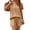 Pink, variant on Stichou Two Piece Sets for Women Swiss Dots 2026 Summer Crew Neck Lounge Sets Short Sleeve Shirts & Shorts Pink S