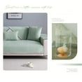 thumbnail image 4 of tzyudk Lce Silk Cool Summer Sofa Cushion Simples Solid Color Non-Slip Machine Washable Cool Sofa Cushion Double Sofa Affordable Useful Green 100%Polyester, 4 of 6