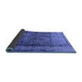 thumbnail image 2 of Ahgly Company Indoor Square Oriental Blue Industrial Area Rugs, 4' Square, 2 of 4