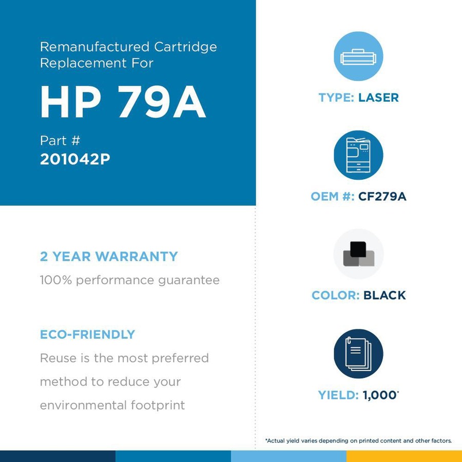 Clover Imaging Remanufactured Toner Cartridge for CF279A ( 79A) - image 2 of 6
