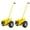 2PC yellow, variant on Ataucjin 2 Pack Panel Dolly with Extended Handle, 660 LBS Capacity, Heavy Duty Drywall Cart with 10" Rubber Wheels, Panel Cart for Sheetrock Plywood & Doors Transport