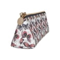 thumbnail image 3 of Goofa Vintage Butterflies Pattern Pencil Case Portable Stylish Triangle Pencil Pouch with Zipper Leather Cosmetic Pouch Bag Makeup Cosmetic Pencil Pouch, 3 of 9