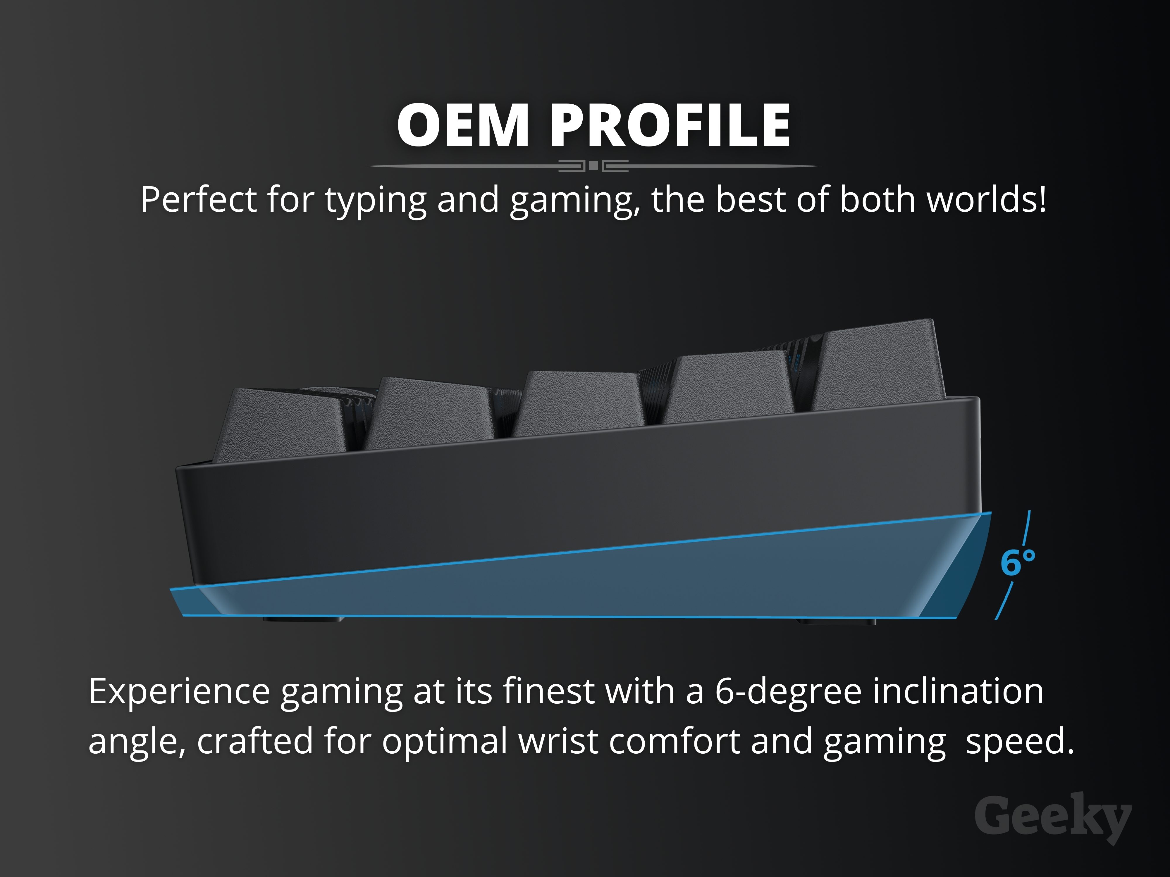 Geeky GK61 SE 60% Mechanical Gaming Keyboard photo 7