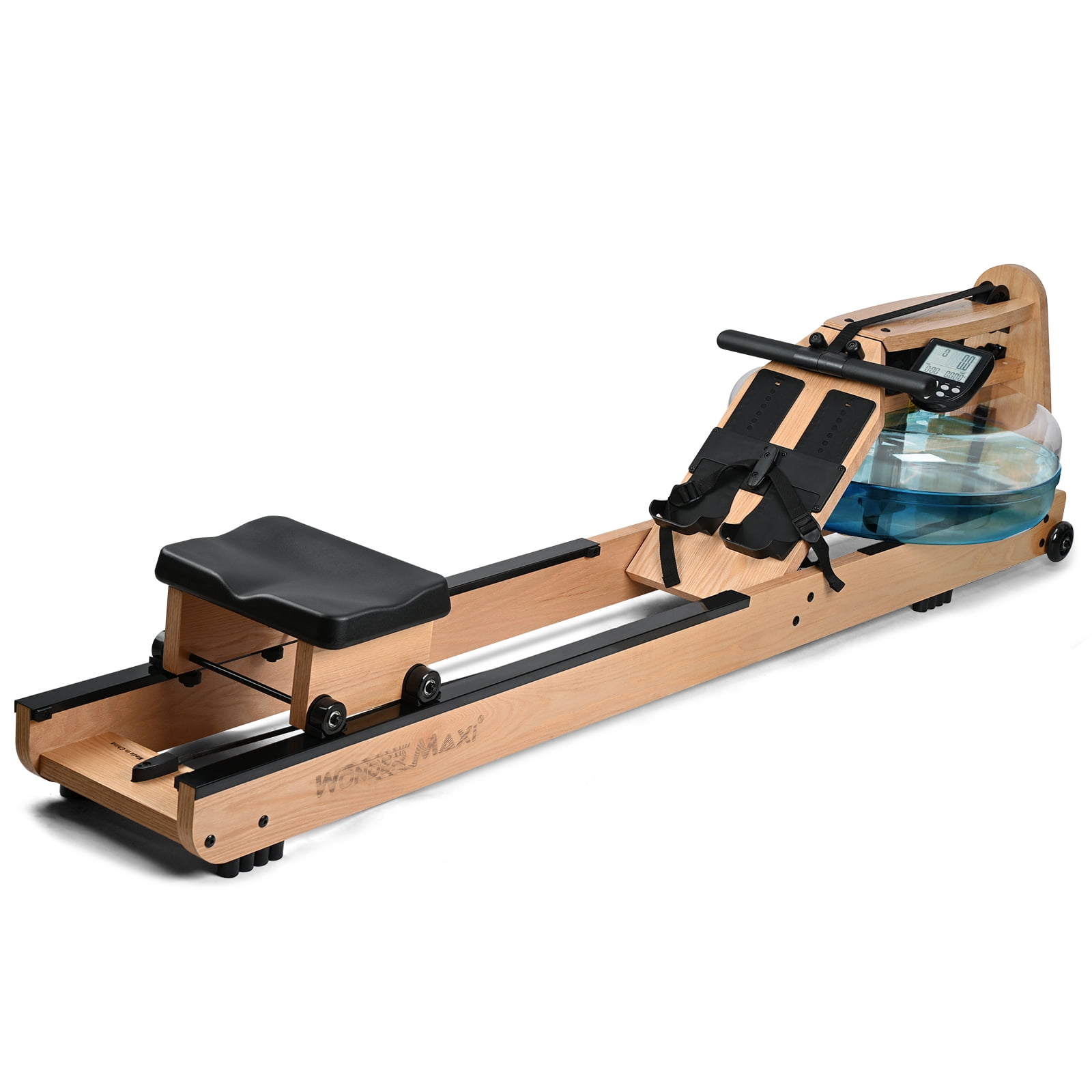 Details about   Simulate water Rower Cardio Fitness Rowing Machine LCD Monitor Home Exercise 