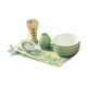 thumbnail image 5 of Juego de 7 batidores de matcha, soporte para batidor, tapete de para amantes del té, utensilios, herramientas de fabricación artesanal, Azul Verde, 5 of 9