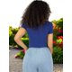 thumbnail image 3 of Player Mujer Texturizada Casual Stretch Blusa Dama Top, 3 of 5
