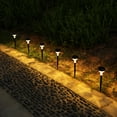 thumbnail image 4 of Tomshine 6PCS LEDs Solar Powered Lamp Lawn Light Sensitive Light Control/ Built-in 600mAh Rechargeable Cell/ IP65 Water Resistance Landscape for Patio Yard Driveway Garden, 4 of 7