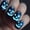 A, variant on Halloween Press On Nails Medium Oval,Witch Potion Resin Fake Nails,Purple Green Galaxy Star Glitter Stick On False Nails, 30Pcs Reusable Wearable Nail Tips for Women Spooky Cosplay Holiday Manicure