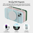 thumbnail image 3 of for iPhone 13 Case Liquid Silicone Magsafe Magnetic Stand with Screen Protector Full Protection Slim Shockproof Protective Case Cover 6.1 Inch - Teal, 3 of 11