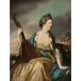 thumbnail image 2 of Francis Cotes 19x24 Black Ornate Framed Double Matted Museum Art Print Titled: Portrait of Alice, Countess of Shipbrook, 2 of 5