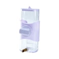 thumbnail image 4 of Alimentador de agua para loros, botella portátil, práctico bebedero para pájaros, dispensador de agua para pinzones canarios, animales pequeños, Púrpura, 4 of 8