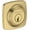 Lifetime Satin Brass, variant on Baldwin Sc.Ssd Soft Square Solid Brass Single Cylinder Keyed Entry Deadbolt From The