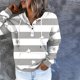 thumbnail image 3 of ICHUANYI Clearance Women's Hooded Print Long-sleeved Sweatshirt Casual Blouse Pullover Tops(Gray, S) ICHUANYI WER2023080810636, 3 of 6