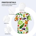 thumbnail image 5 of Fotbe Vegetables2 Baseball Jersey Shirt for Men and Women, Casual Short Sleeves Button Down T-Shirt-3X-Large, 5 of 9