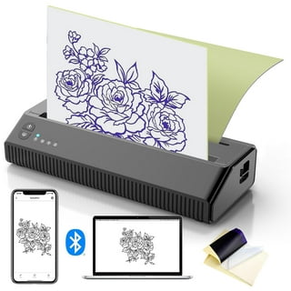 Phomemo M08F Wireless Tattoo Stencil Printer, Thermal Tattoo Kit Copier  Machine Supports A4 Transfer Paper, Bluetooth Stencil Printer for Tattooing