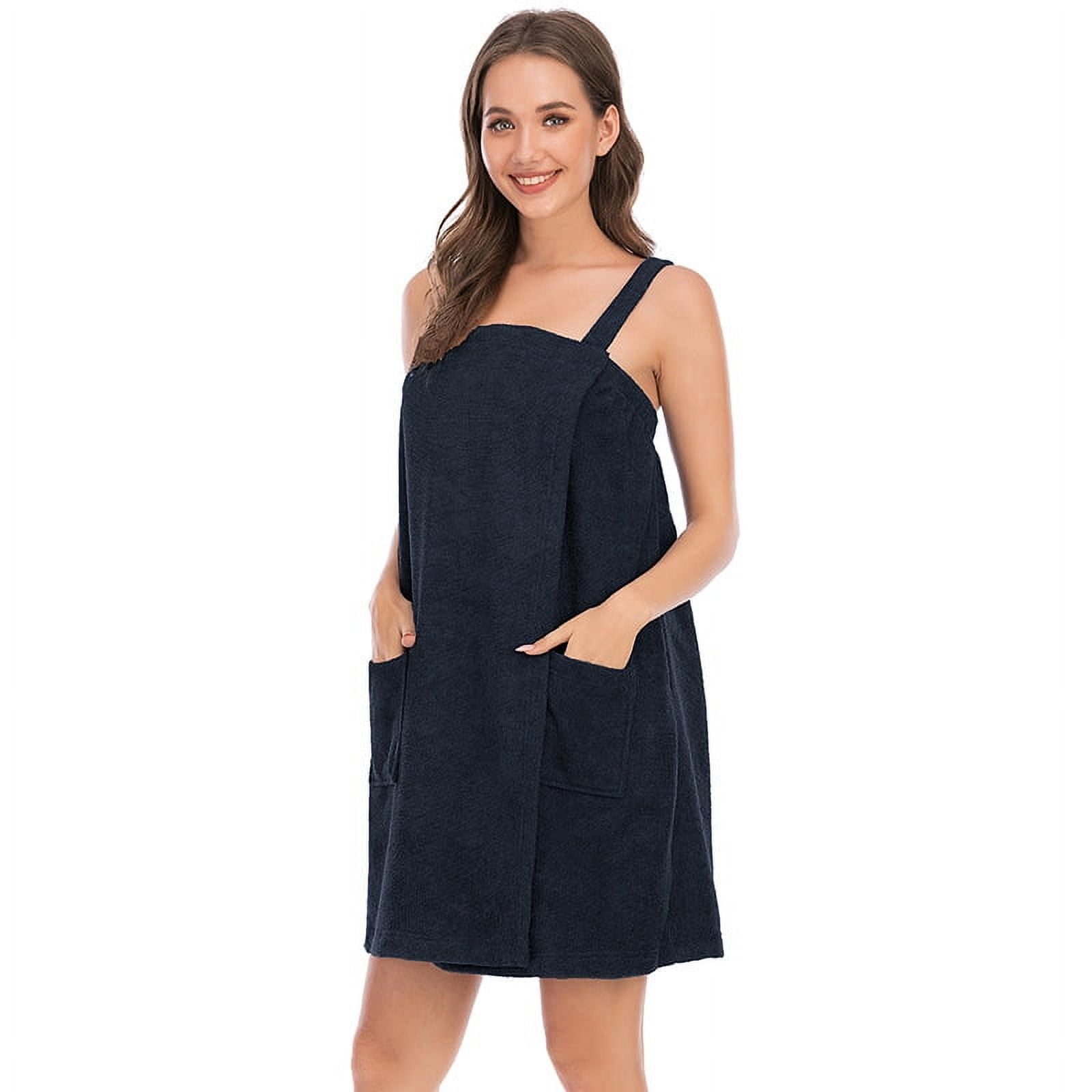 Eternatastic Womens Bath Shower Wrap Body Towel Wraps Spa Gym Pool Travel Bath Towels with Pockets