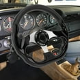 thumbnail image 4 of Universal Steering Wheel, 13in Racing Style Car Steering Wheel with PU Material Enhanced Grip and Comfort for Most Vehicles with Screws and Wrench, 4 of 7