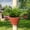 Red, variant on Homesteed Hanging Planter Railing Pot Balcony Decor Flower Pots for Outdoor Plants Wall Hanging Planter for Garden Fence and Water Pipe