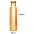 thumbnail image 3 of Leak Proof Pure Copper Water Bottle 32 oz with Silicone Washer & Cap, 3 of 3