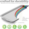 thumbnail image 4 of Country Kitchen Bakeware Set, 10-Piece Nonstick Stackable Baking Pans with Silicone Handles, Red, 4 of 7