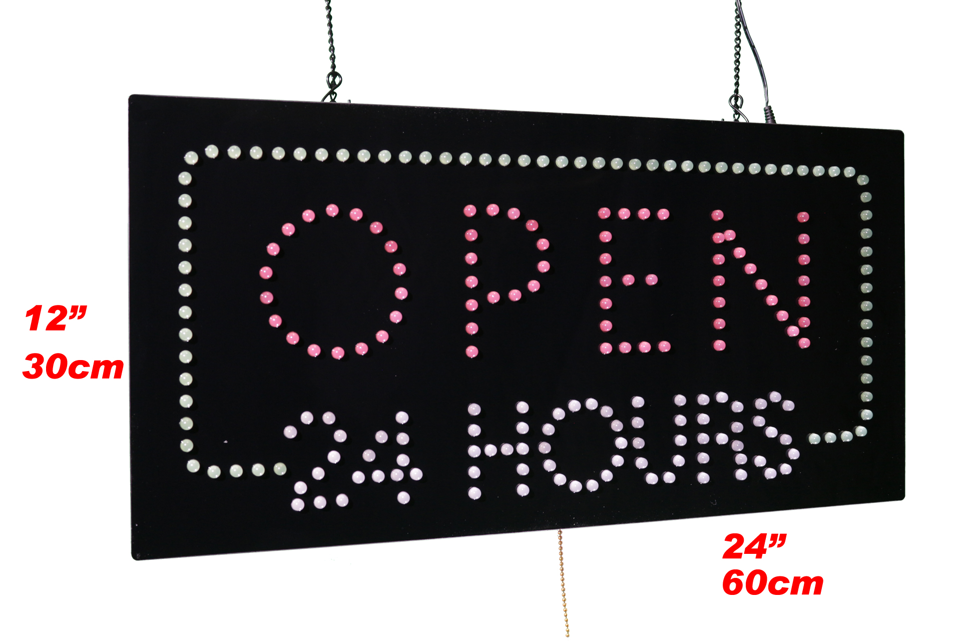 Open 24 Hours Sign, TOPKING Signage, LED Neon Open, Store, Window, Shop,  Business, Display, Grand Opening Gift
