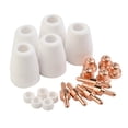 thumbnail image 2 of Bgsha PT-31 CT312 Coupe 40/50 Coupe-Plasma Torche Consommables 20 Pcs Embouts Buse, 2 of 10