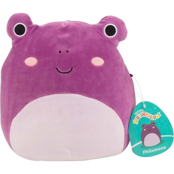 Squishmallows Original 8-Inch Philomena The Frog - Official Jazwares Plush - Collectible Soft & Squishy Frog Stuffed Animal Toy